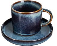 Миниатюра: Чайная пара 185мл фарфор Corone Celeste синий