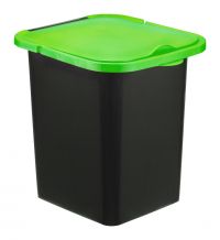Миниатюра: Контейнер/ведро д/мусора 18л. Пуро ярко-зеленый