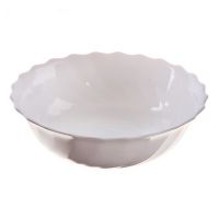 Миниатюра: Салатник 16см 550мл ТРИАНОН стекло белый