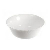 Миниатюра: Салатник 24см 2,7л КАДИКС белый (стекло)