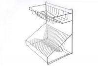 Миниатюра: Сушилка д/посуды универсальная хром 38,5*38,5*24см