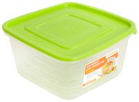 Миниатюра: Контейнер д/продуктов 1,4л пласт. (СВЧ) Унико квадратный