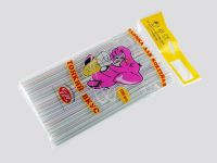 Миниатюра: Соломка д/кокт. белая Слоник 100шт