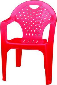 Миниатюра: *Кресло пластик цв. красный