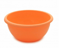 Миниатюра: Миска (салатник) 500мл пласт. оранж.