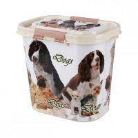 Миниатюра: Контейнер Dogs д/корма 10л пласт.(овальн)