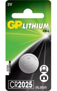 Миниатюра: Батарейка GP CR2025-С1 BL-1 LITHIUM