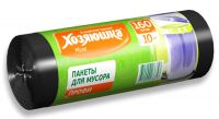 Миниатюра: Мешки д/мусора Хозяюшка ПРОФИ 160л 10шт рулон