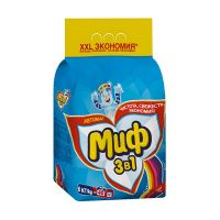 Миниатюра: Стиральный порошок Миф-Автомат 6000г 3в1 Свежий цвет, колор