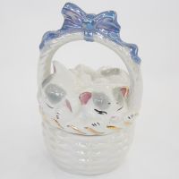 Миниатюра: *Шкатулка фарфор 12*8см ШК1 ручная работа Котята