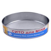 Миниатюра: Сито нерж. 24см д/муки