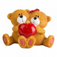 Миниатюра: *Сувенир полистоун 8*7*7,5см Медвежата Alparaisa
