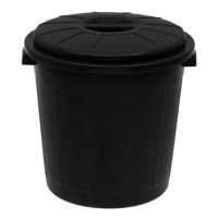 Миниатюра: Бак 50л с крышкой Черный