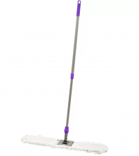 Миниатюра: Швабра-рамка д/пола OfficeClean Professional,телеск. ручка нерж.125см,насадка МОП хлопок 80см