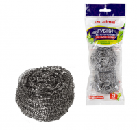 Миниатюра: Губки (мочалки) металлические спиральные 3х20г КОМПЛЕКТ 3шт, для посуды, гриля, плиты, LAIMA