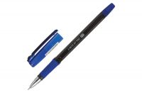 Миниатюра: Ручка шариковая масляная с грипом BRAUBERG i-Rite GT PRO, СИНЯЯ, корпус тонир.черный, 0,4мм