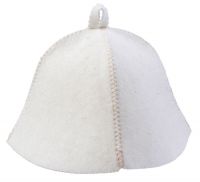 Миниатюра: Шапка банная белая