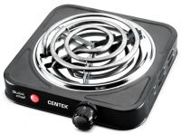 Миниатюра: Плита электро CT-1508 (Black) 1конфорка ТЭН 140мм, 1000Вт, индикатор работы