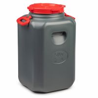 Миниатюра: Канистра-бочка Эконом с навесными ручками 50л (горло 215мм)