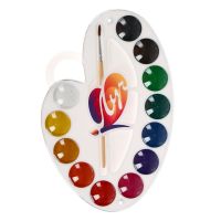 Миниатюра: Краски 12цв. ЛУЧ Палитра 29С 1761-08 аквар.,к/к,е/подвес