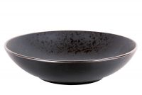 Миниатюра: Тарелка глубокая 20см 800мл,фарфор Elite black