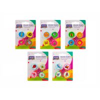 Миниатюра: Набор штампиков с картинками MAZARI 2,2*3см (4шт) блист.