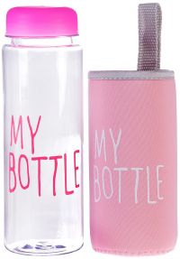 Миниатюра: Бутылка для воды 500 мл My bottle, в чехле, микс, 6.5х6.5х19 см 3516276
