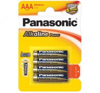 Миниатюра: Батарейка Panasonic Alkaline Power BRONZE LR03 BL-4 ААА /со стикером
