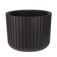 Миниатюра: Горшок-Кашпо д/цветов Шато 8л d-250мм коричневый ротанг