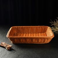 Миниатюра: Корзинка д/фруктов и хлеба/сухарница Капучино 34*24*7 см