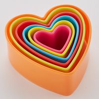Миниатюра: Набор форм для печенья Сердечки 6 размеров