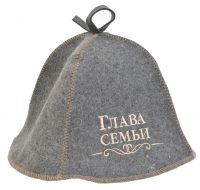 Миниатюра: Шапка банная Глава семьи, войлок
