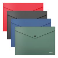 Миниатюра: Папка-конверт на кнопке А4 EK Fizzy Classic 55398 непрозр.асс.