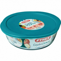 Миниатюра: Форма д/запекания 20см круглое с крышкой COOK&STORE
