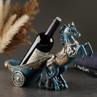 Миниатюра: Подставка д/бутылки Конь 41*27см полистоун