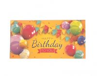 Миниатюра: Конверт д/денег OPTIMA Happy Birthday! флажки и шарики