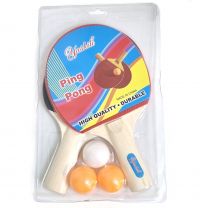 Миниатюра: Ракетка для настольного тенниса, набор 2шт + 3 шарика