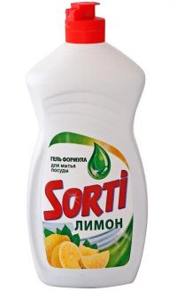 Миниатюра: Средство д/мытья посуды 450мл Сорти Лимон /20