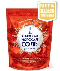 Миниатюра: Крымская морская соль 1100гр. Апельсин GREENFIELD