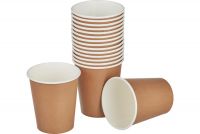 Миниатюра: Стакан бумажный 250мл Крафт 50шт/1000