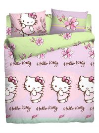 Миниатюра: Набор Hello Kitty 1,5СП рисунок 83/1+85/1 01 1592 под-148/210,нав-50/70