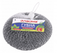 Миниатюра: Губка д/посуды, гриля, плиты, металл большая , LAIMA
