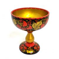 Миниатюра: Фруктовница средняя с хохломской росписью