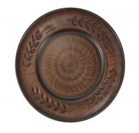 Миниатюра: Тарелка (колос) 25*25*2,5см керамика