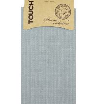 Миниатюра: Полотенце 35*55см вафельное,крупная клетка однотонное,серое,на хангере хлопок 100%