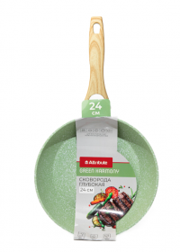 Миниатюра: Сковорода 24см ков. ал.,а/п,индукция GREEN HARMONY