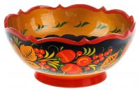 Миниатюра: Чашка Резная средняя Хохлома