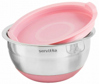 Миниатюра: Миска нерж.1,7л, с крышкой Servitta
