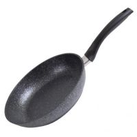 Миниатюра: Сковорода 24см лит.ал. с ручкой АП, (темный мрамор), линия Marble Induction