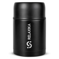 Миниатюра: Термос нерж. 0,7л для еды Relaxika 301 черный
